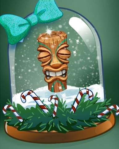 Holiday Tiki Head Badge - Tri-Peaks Solitaire HD Holiday Tiki Head Badge - Tri-Peaks Solitaire HD