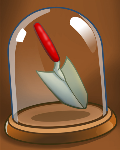 Treasured Trowel Badge - Solitaire Gardens Treasured Trowel Badge - Solitaire Gardens