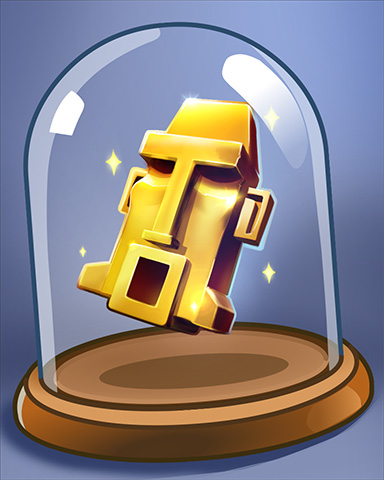 Golden Idol Badge - Undiscovered World Golden Idol Badge - Undiscovered World