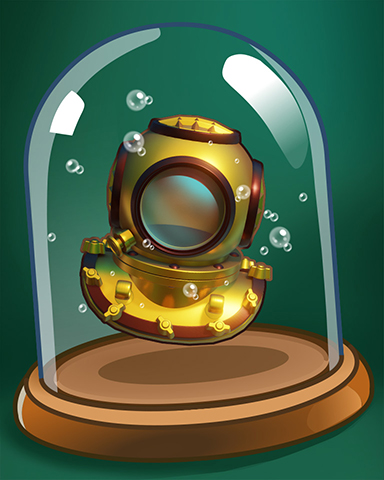 Diving Helmet Badge - Vaults Of Atlantis Slots Diving Helmet Badge - Vaults Of Atlantis Slots