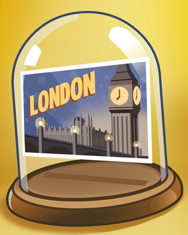 London Postcard Badge - World Class Solitaire HD London Postcard Badge - World Class Solitaire HD