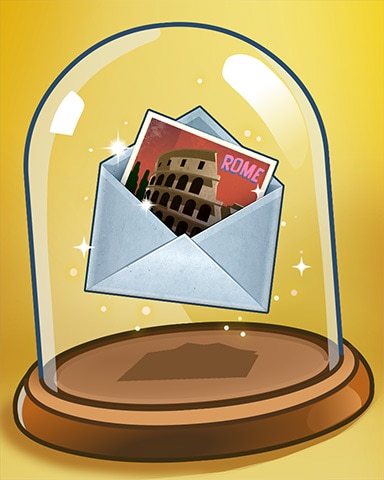 Postcard From Rome Badge - World Class Solitaire HD Postcard From Rome Badge - World Class Solitaire HD
