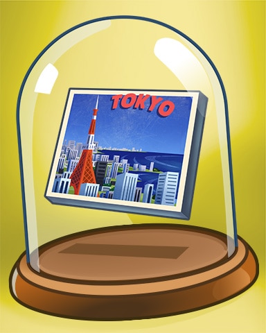 Postcard From Tokyo Badge - World Class Solitaire HD Postcard From Tokyo Badge - World Class Solitaire HD