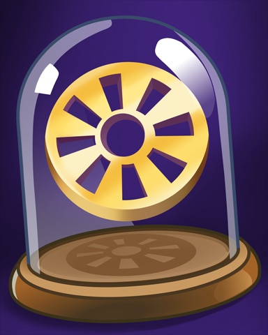 Golden Disk Badge - Wheel Of Fortune: Pogo™ Edition Golden Disk Badge - Wheel Of Fortune: Pogo™ Edition