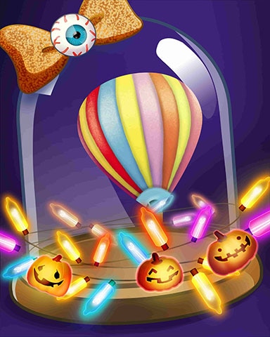 Halloween Balloon Badge - Wheel Of Fortune: Pogo™ Edition Halloween Balloon Badge - Wheel Of Fortune: Pogo™ Edition