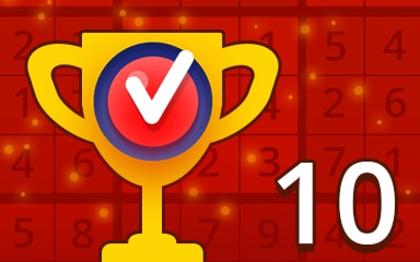 Weekly Special 10 Hard Badge - Pogo Daily Sudoku Weekly Special 10 Hard Badge - Pogo Daily Sudoku