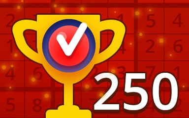 Weekly Special 250 Hard Badge - Pogo Daily Sudoku Weekly Special 250 Hard Badge - Pogo Daily Sudoku
