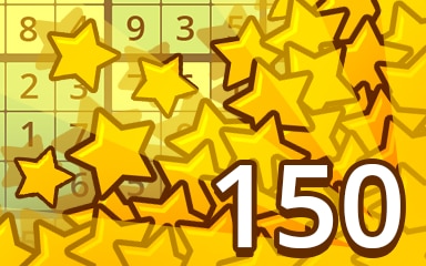 Stars Weekly Special 150 Badge - Pogo Daily Sudoku Stars Weekly Special 150 Badge - Pogo Daily Sudoku