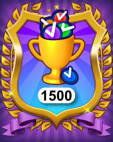 Win Streak 1500 Badge - Pogo&trade; Daily Sudoku
