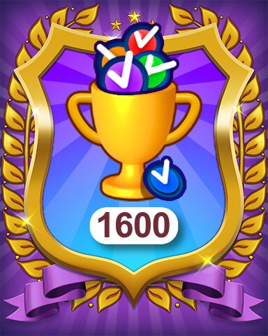 Win Streak 1600 Badge - Pogo&trade; Daily Sudoku