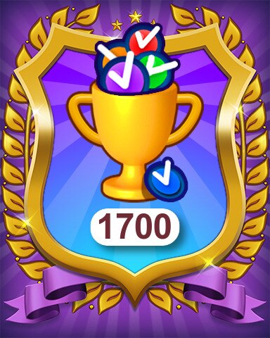 Win Streak 1700 Badge - Pogo&trade; Daily Sudoku